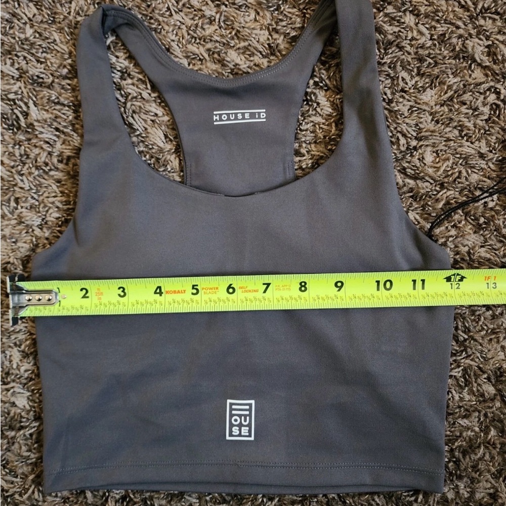 Seamless Performance Sports Bra - Gray - Picture 9 of 10